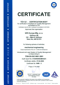 see certificate