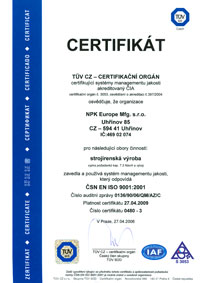 zvětšit certifikát